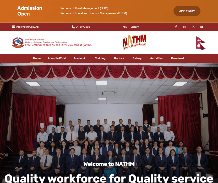 Portfolio project: Nathm